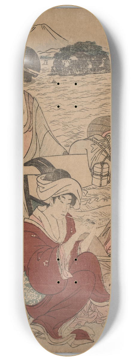 Kitagawa Utamaro - No Title 8.25 inch art skate deck