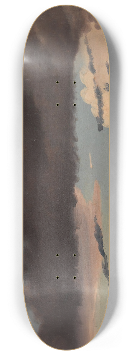 Knud Baade - Cloud Study 8.25 inch art skate deck