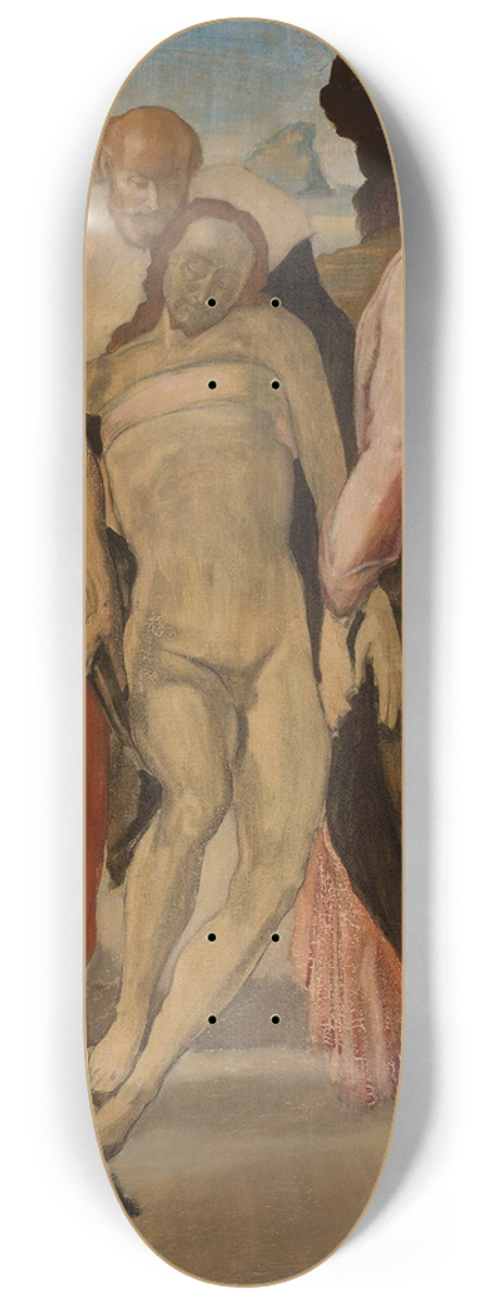 Konrad Krzyanowski - Entombment of Christ 8.25 inch art skate deck
