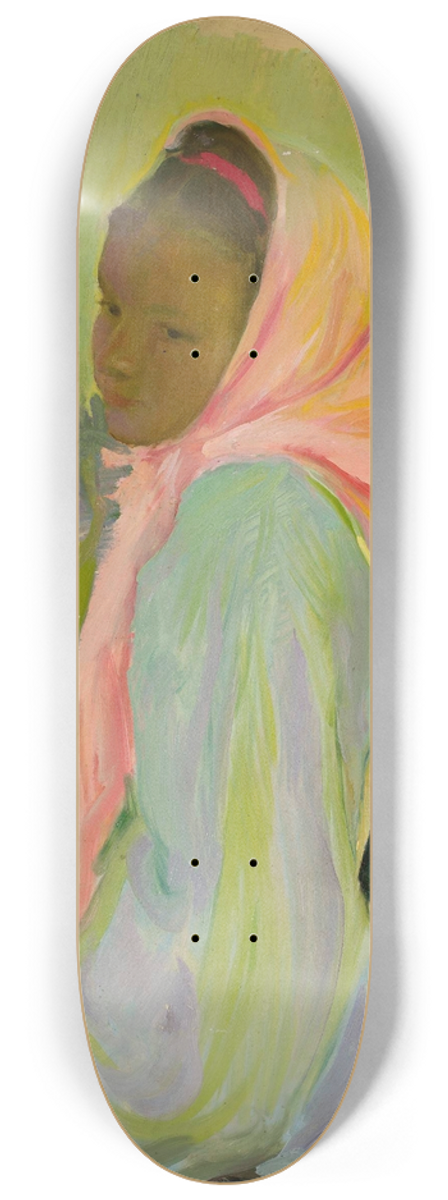 Konrad Krzyanowski - Girl from Polesie, sketch 8.25 inch art skate deck