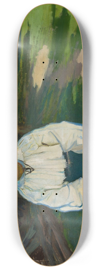 Konrad Krzyanowski - Peasant woman (of Ukrainian descent) 8.25 inch art skate deck