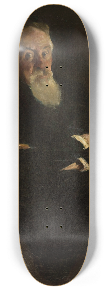 Konrad Krzyanowski - Portrait of Karol Berent 8.25 inch art skate deck