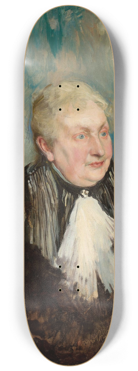 Konrad Krzyanowski - Portrait of Maria Piotruszewska 8.25 inch art skate deck