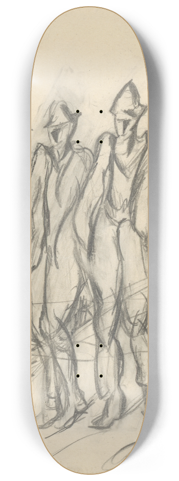 Kontantn Bauer - Dvaja tulci 8.25 inch art skate deck