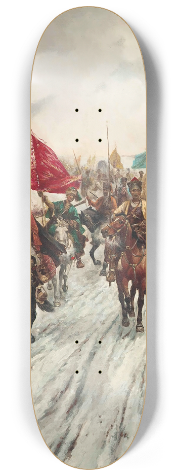 Adolf Baumgartner-Stoiloff - The Gold Escort 8.25 inch art skate deck