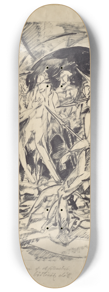 Kontantn Bauer - Septembrov masakra pred alrom 8.25 inch art skate deck