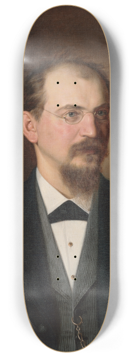 Kornel Boh - Portrait Of Mudr. Michal Mandelk 8.25 inch art skate deck