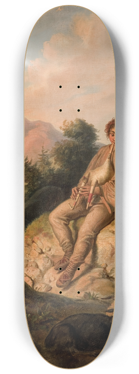 Korneli Szlegel - Moldavian Bagpipe-Player 8.25 inch art skate deck