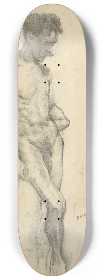 kos Aranyossy - tdia stojaceho muskho aktu 8.25 inch art skate deck