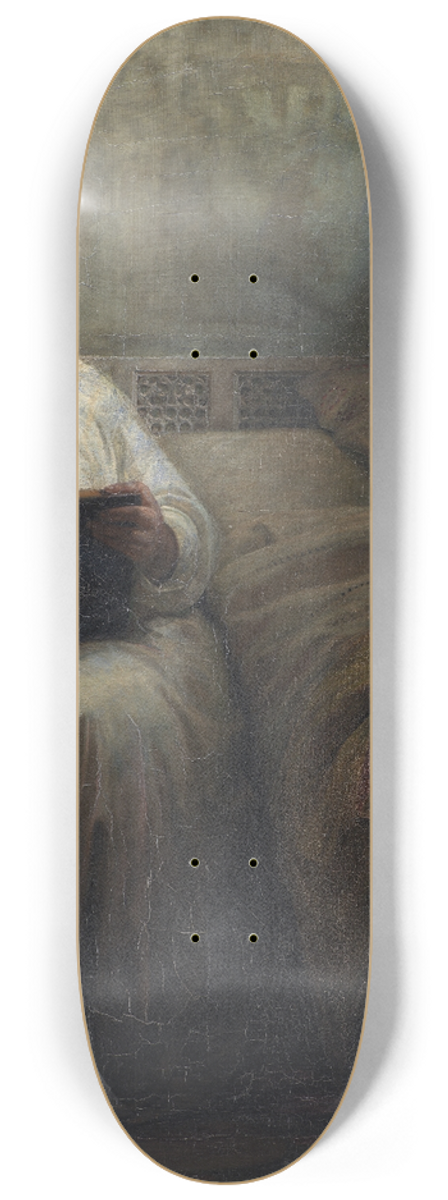 Kristian Zahrtmann - Leonora Christina in The Maribo Monastery 8.25 inch art skate deck