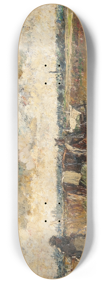 Kroly Kotsz - Plain with a Working Farmer 8.25 inch art skate deck