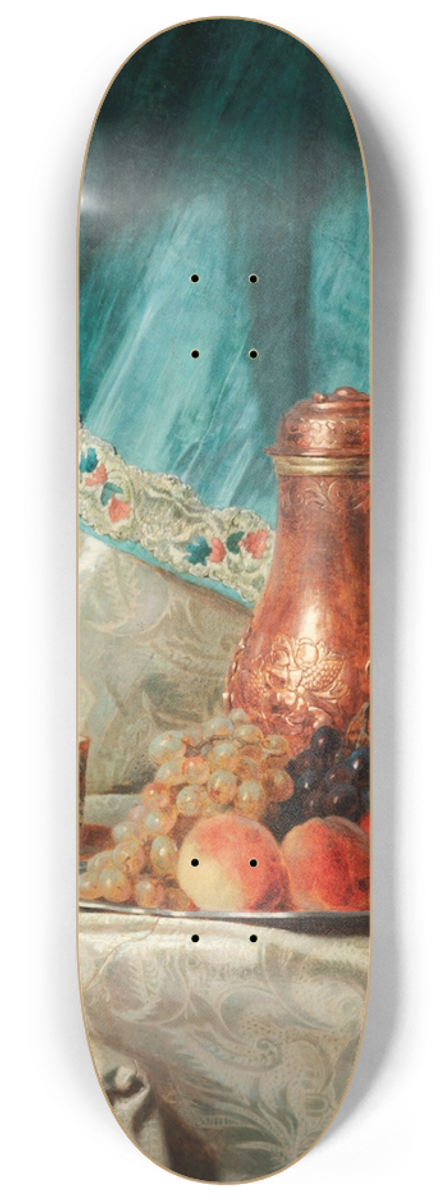 Andrzej Jerzy Mniszech - Still life with a chocolatier 8.25 inch art skate deck