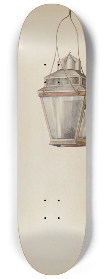 Kurt Melzer - Sperm Oil Street Lamp 8.25 inch art skate deck