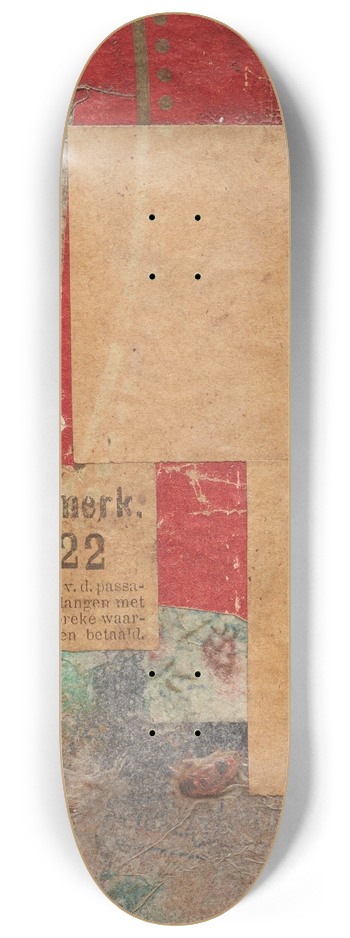 Kurt Schwitters - Ohne Titel (Contramerk.) 8.25 inch art skate deck