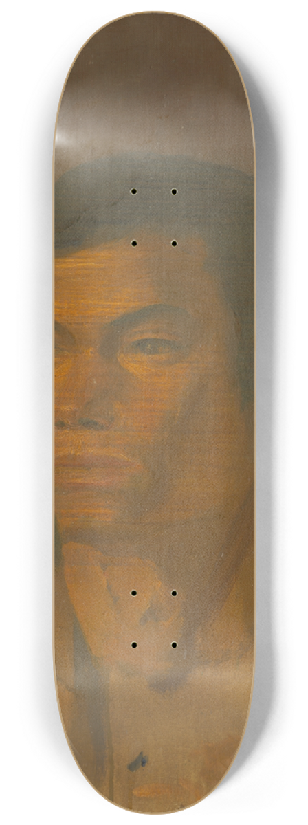 Ladislav Mednynszky - Head of a Gypsy Boy 8.25 inch art skate deck