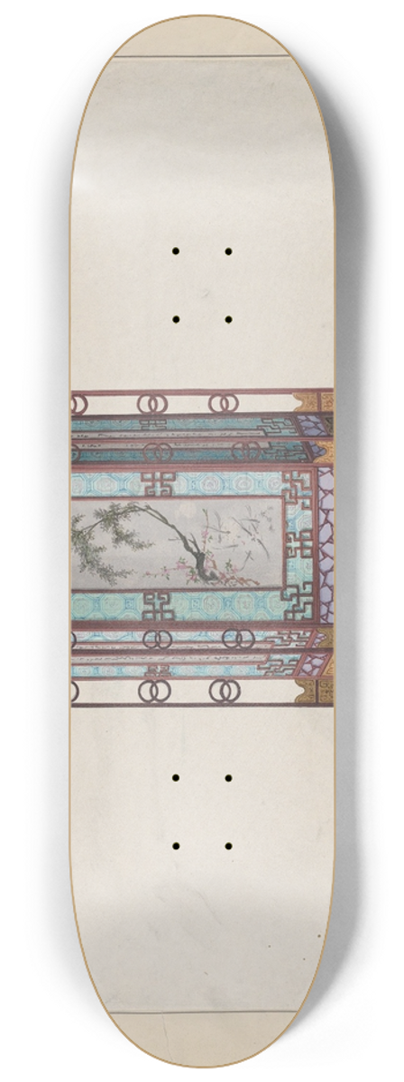 Lam Qua - Design for a Hall Lamp 8.25 inch art skate deck