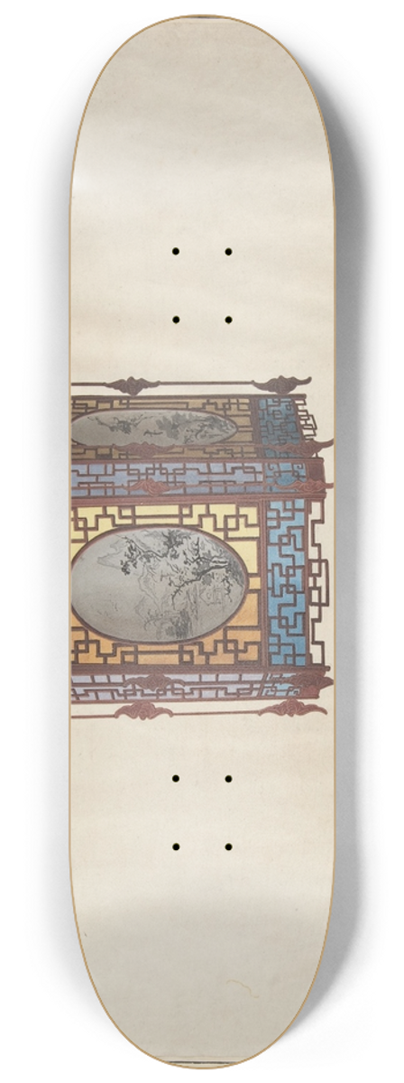 Lam Qua - Design for a Hall Lamp No.6 8.25 inch art skate deck