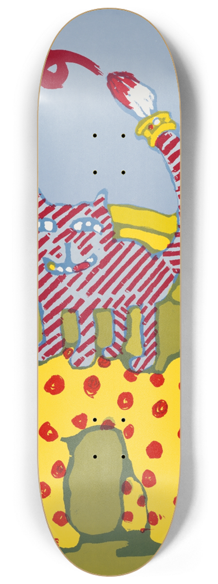 Lanny Sommese - 1981 Central Pennsylvania Festival of the Arts 8.25 inch art skate deck
