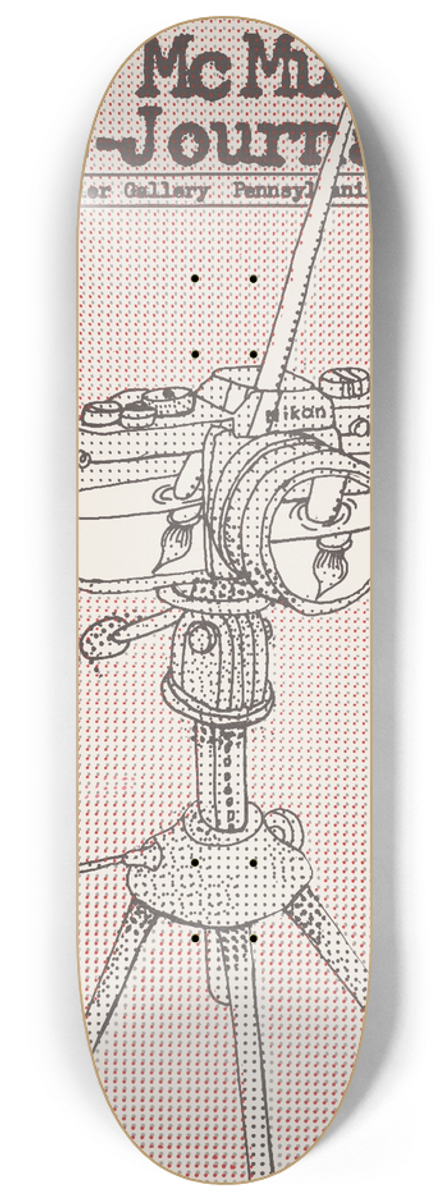 Lanny Sommese - James McMullan, socio-journalism 8.25 inch art skate deck