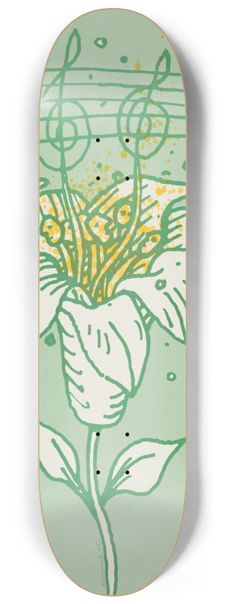 Lanny Sommese - Penn State glee club  spring concert 8.25 inch art skate deck