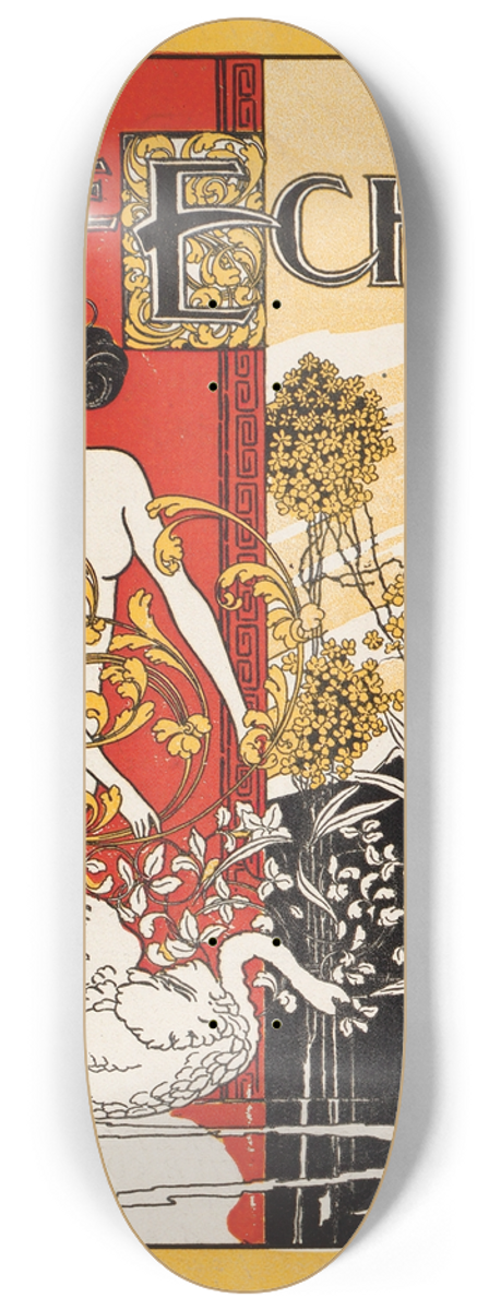 Larry Landers - The echo, Chicago, June 15, 1895 8.25 inch art skate deck