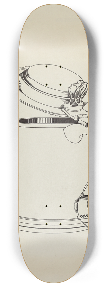 Lawrence Flynn - Silver Tankard 8.25 inch art skate deck
