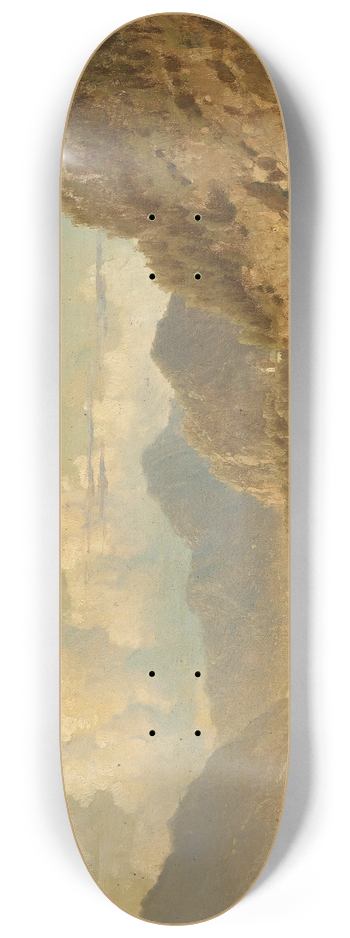 Adolf Chwala - A Scene on Lake Wolfgangsee 8.25 inch art skate deck