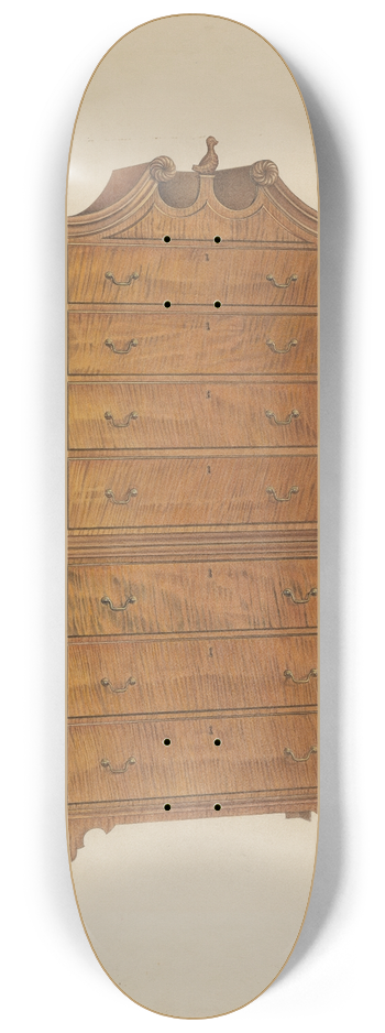 Lawrence Phillips - Chest-on-Chest 8.25 inch art skate deck