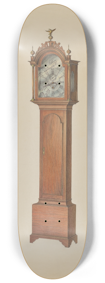 Lawrence Phillips - Clock 8.25 inch art skate deck