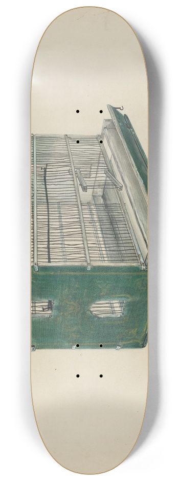 Angelo Bulone - Zoar Bird Cage 8.25 inch art skate deck