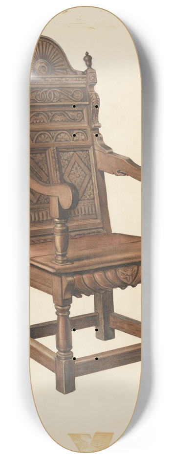Lawrence Phillips - Jacobean Armchair 8.25 inch art skate deck