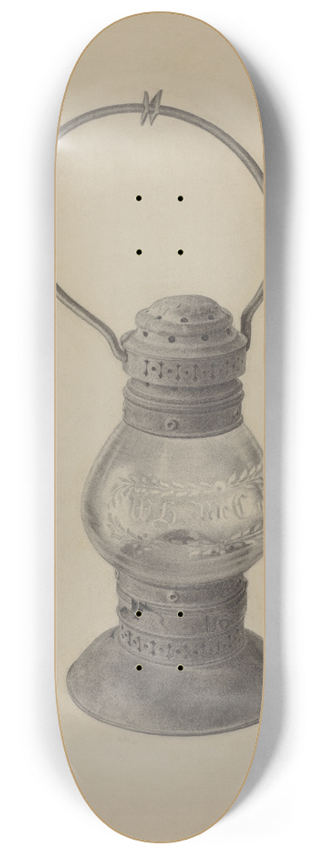 Lazar Rubinstein - Hand Lantern 8.25 inch art skate deck
