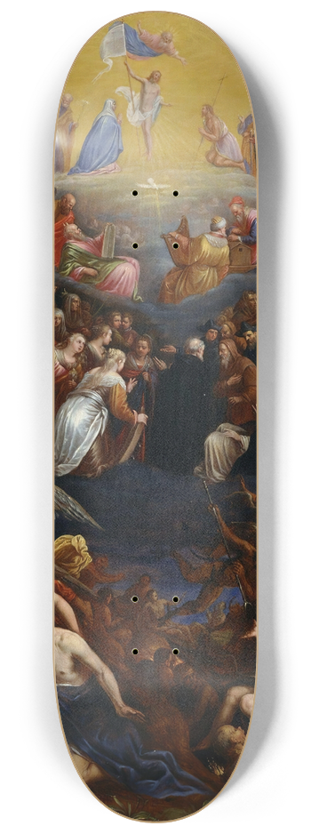 Leandro Bassano - The Last Judgement 8.25 inch art skate deck