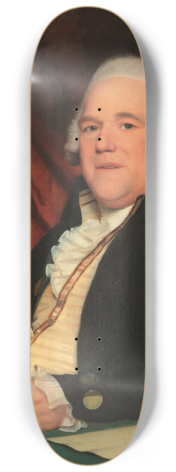 Lemuel Francis Abbott - Portrait of John Sims Esq., Merchant of London 8.25 inch art skate deck