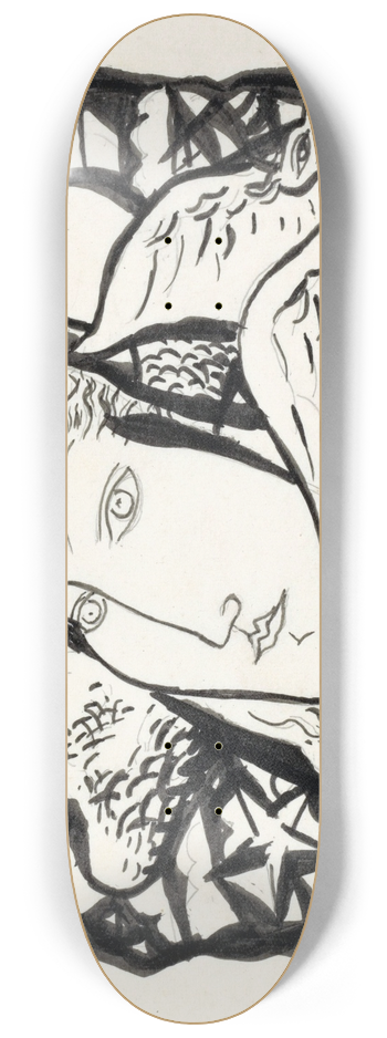 Leo Gestel - Venus Vignet voor boek Lart Hollandais contemporain van Paul Fierens 8.25 inch art skate deck