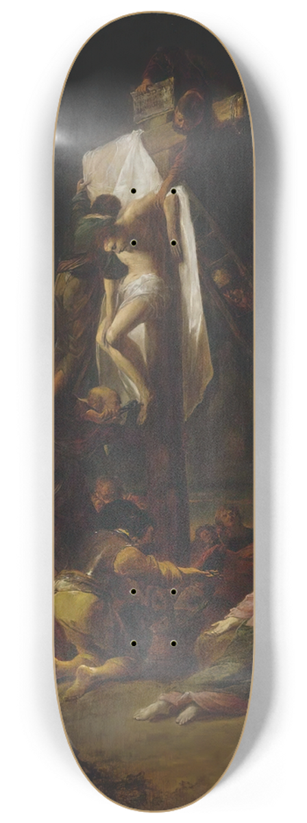 Leonaert Bramer - The Descent From The Cross 8.25 inch art skate deck