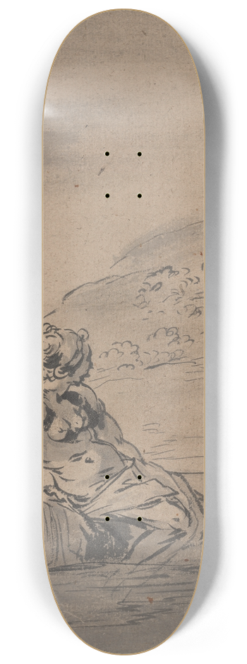 Leonaert Bramer - The Rape ofEuropa 8.25 inch art skate deck