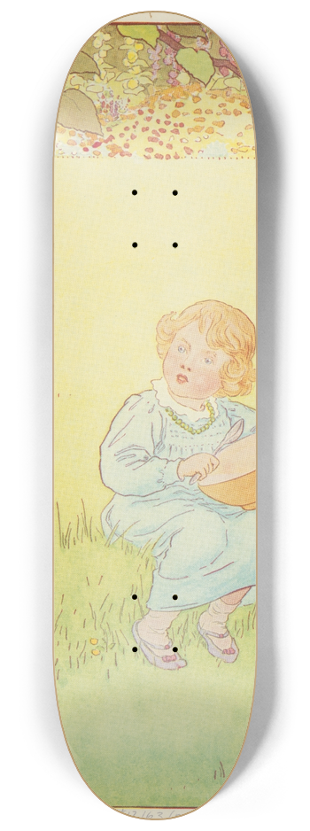 Leonard Leslie Brooke - Little Miss Muffet. 8.25 inch art skate deck