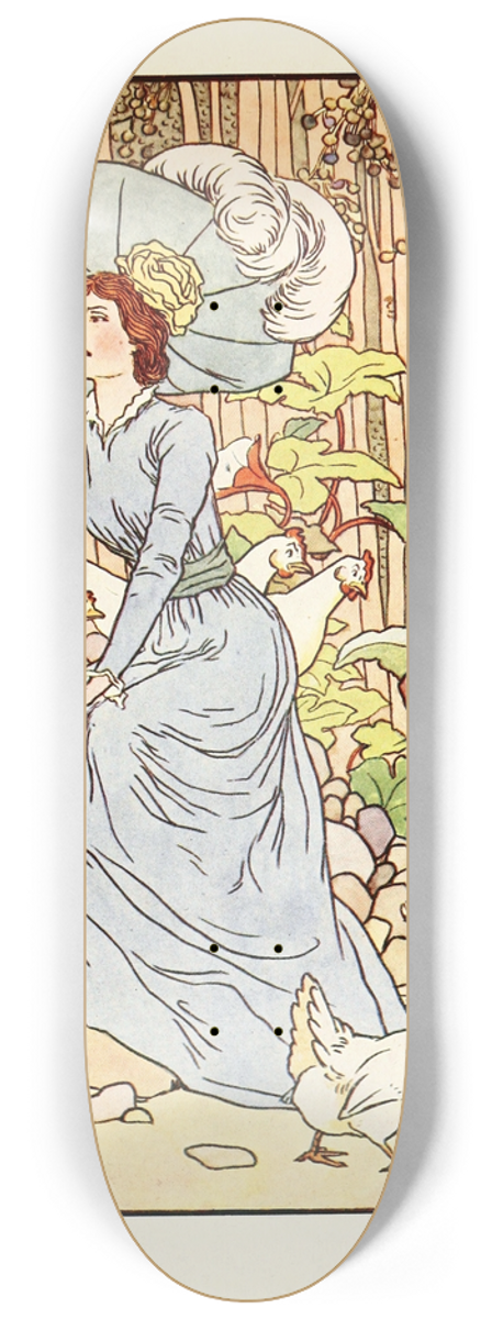 Leonard Leslie Brooke - The jumblies and other nonsense verses Pl.6 8.25 inch art skate deck