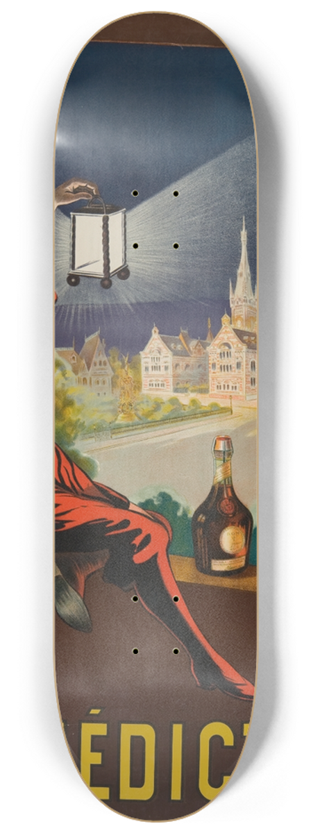Leonetto Cappiello - Bndictine 8.25 inch art skate deck