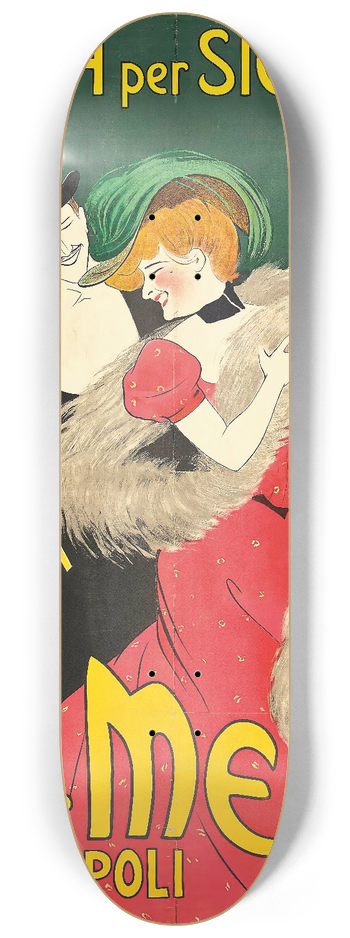 Leonetto Cappiello - E. And A. Mele And Ci 8.25 inch art skate deck