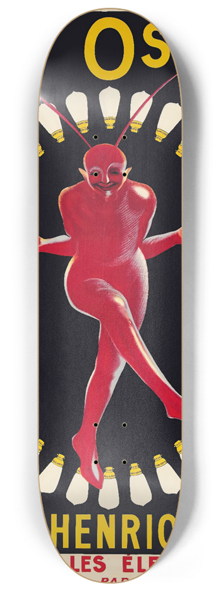 Leonetto Cappiello - Lampe Osmine 8.25 inch art skate deck