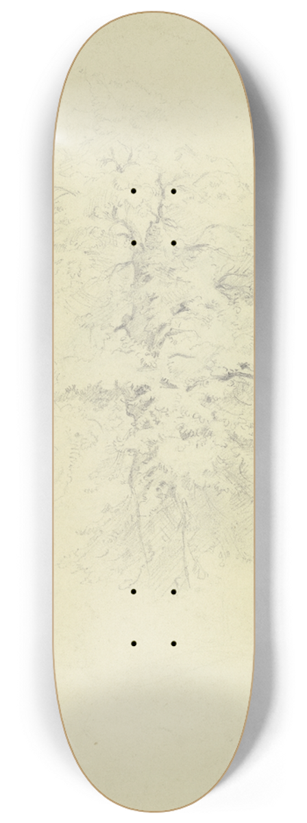 Angilbert Gbel - Tree in Seckbach 8.25 inch art skate deck