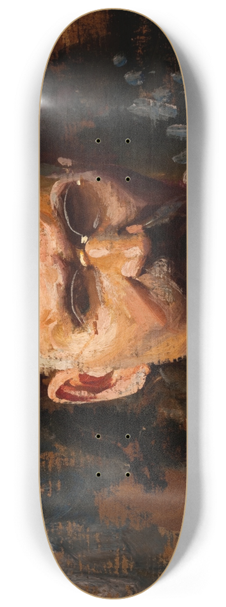 Leon Wyczkowski - Self-Portrait 8.25 inch art skate deck