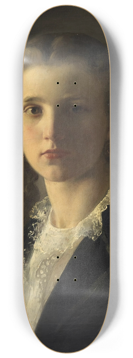 Leopold Carl Mller - Josefine Mller, The Artists Sister 8.25 inch art skate deck