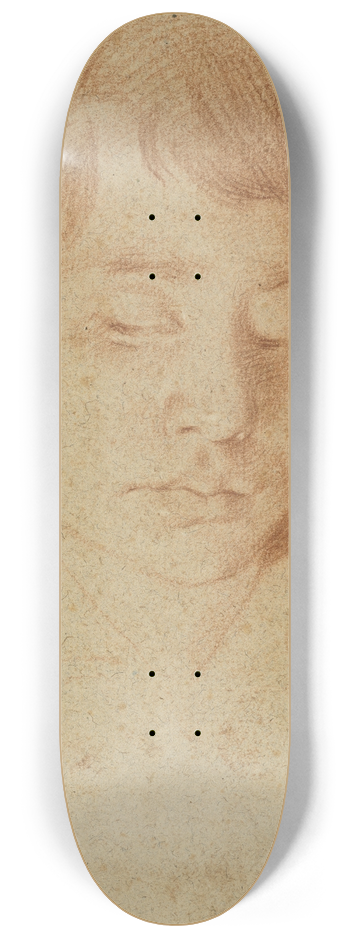 Aniello Falcone - Head of a Boy (Gennaro Falcone) 8.25 inch art skate deck