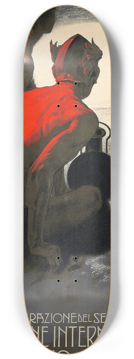 Leopoldo Metlicovitz - Esposizione Internazionale Milano 8.25 inch art skate deck