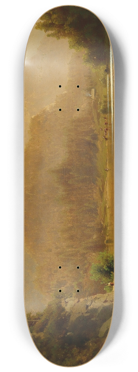 Adolf Chwala - The Krottensee with View of the Schafberg 8.25 inch art skate deck