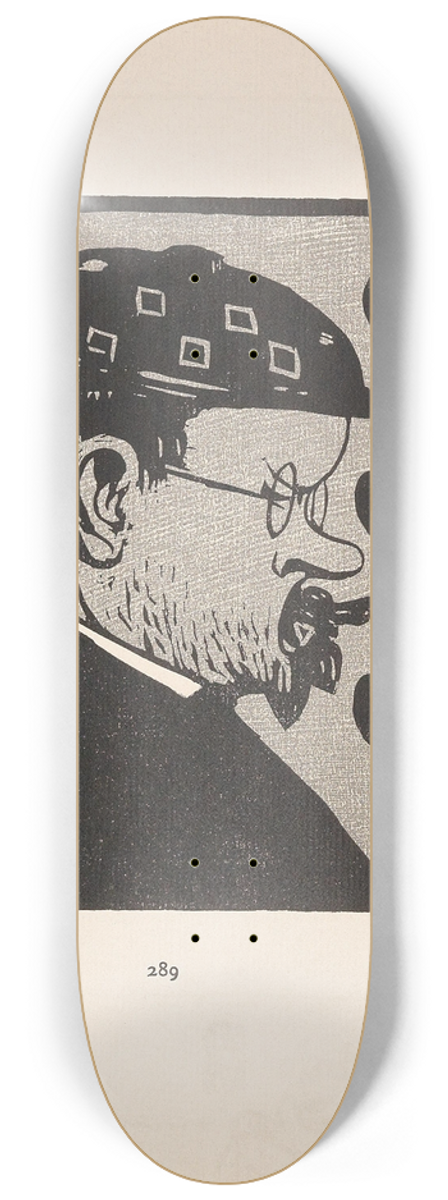 Leopold Stolba - Ver Sacrum 1903 S 289 8.25 inch art skate deck