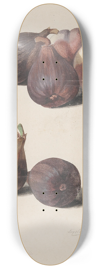 Leopold Zinngger - Feigen und Pfirsiche 8.25 inch art skate deck